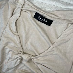 NUDE LONG SLEEVE CROP TOP LARGE